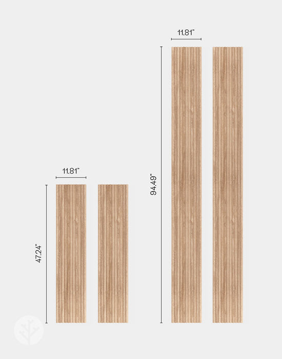 Flutto™ Oak Ridge Flexible Tambour Wood Panels