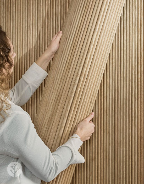 Flutto™ Flutto™ Oak Mini-Ridge Flexible Tambour Wood Panels