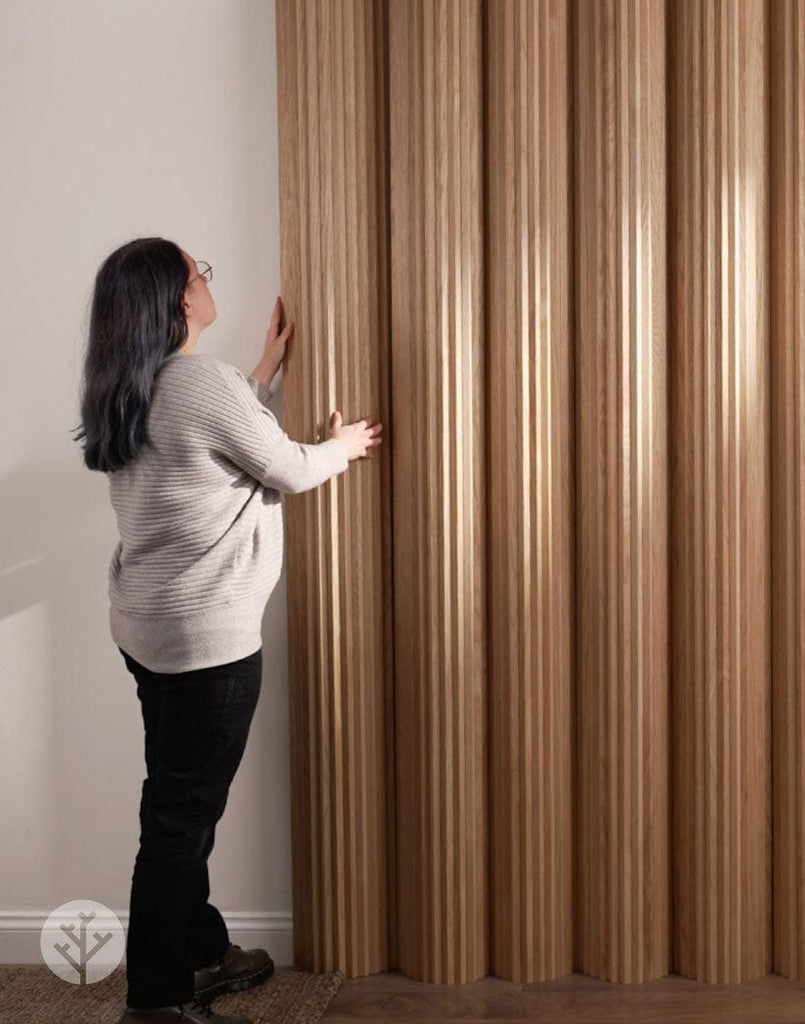 Flutto™ Flutto™ Oak Zigzag Flexible Tambour Wood Panels