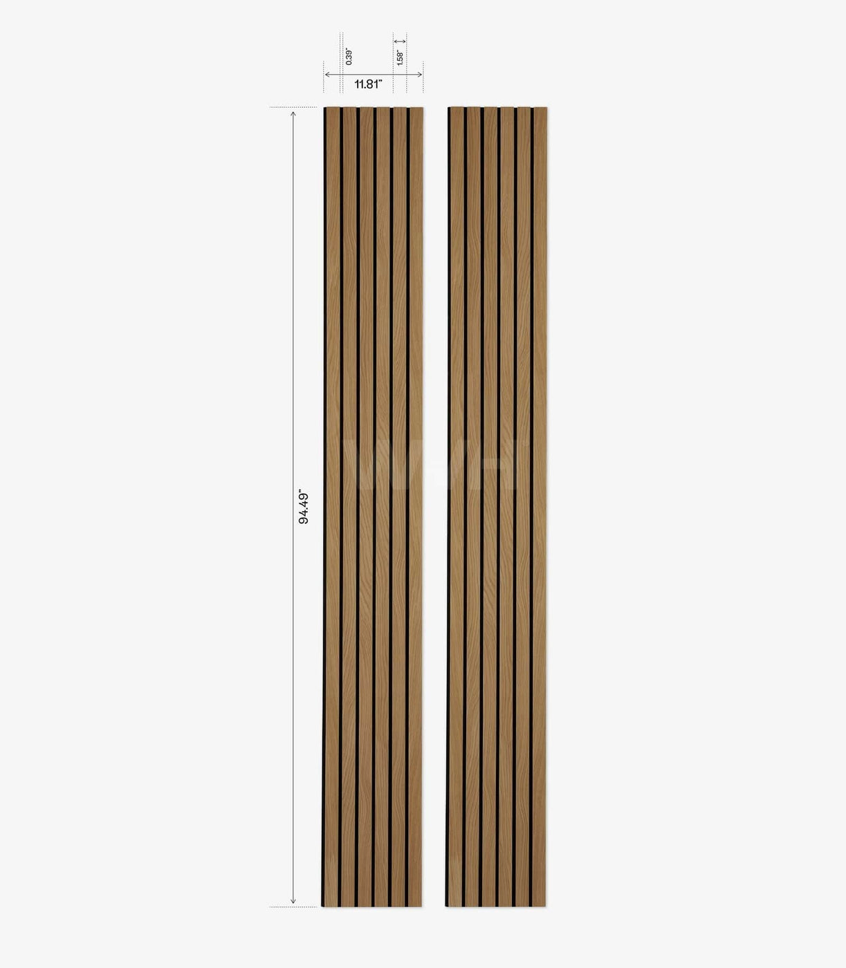 Premium American Oak Acoustic Panels | Slatpanel® Luxe Wide Slat | WVH®