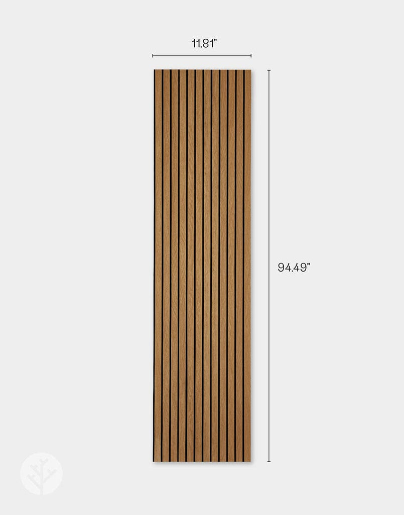 Slatpanel® Slatpanel® Luxe American Oak Acoustic Wide Slat Wood Wall Panels