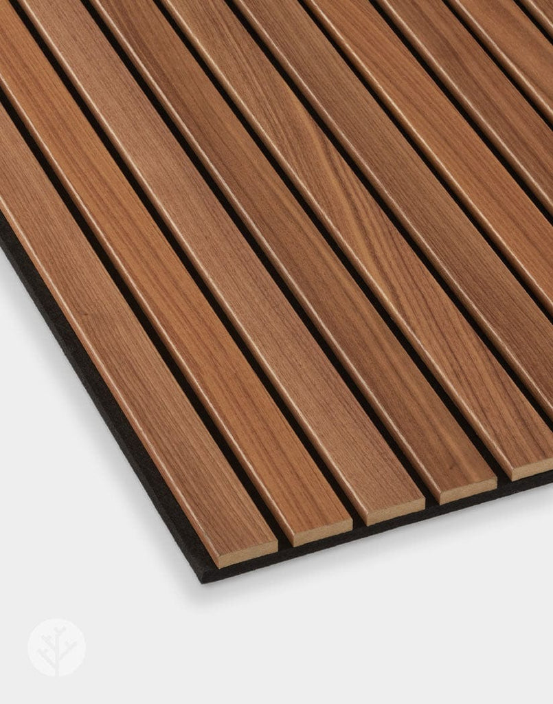 Slatpanel® Slatpanel® Luxe American Walnut Acoustic Wide Slat Wood Wall Panels