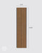 Slatpanel® Slatpanel® Oak Exterior Composite Wood-Effect Slat Wall Panels