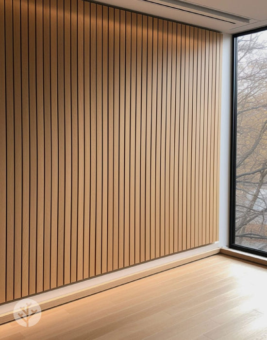 Slatpanel® Slatpanel®  Elegance | Luxury Oiled Oak | Wide Slat Wood Wall Panels