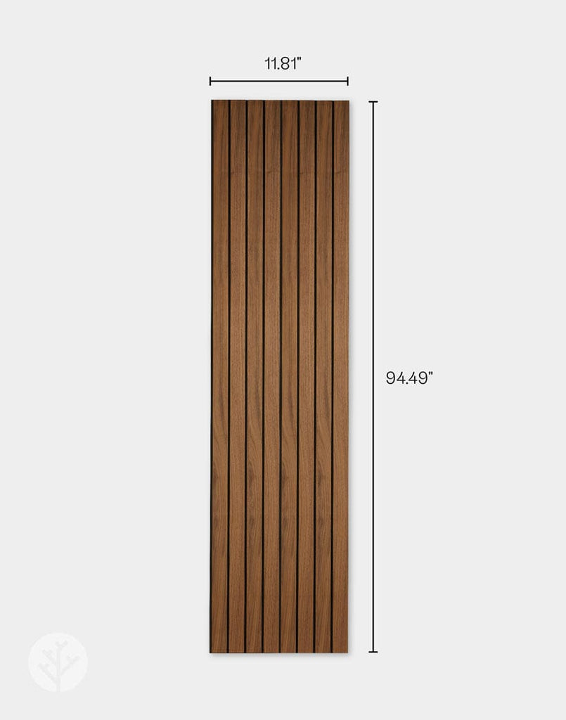 Slatpanel® Slatpanel®  Elegance | Luxury Oiled Walnut | Wide Slat Wood Wall Panels