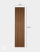 Slatpanel® Slatpanel®  Elegance | Luxury Oiled Walnut | Wide Slat Wood Wall Panels