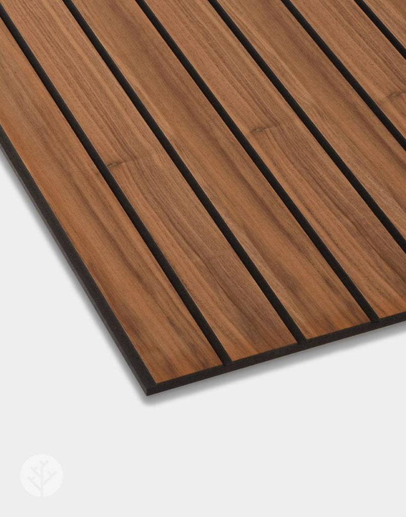 Slatpanel® Slatpanel®  Elegance | Luxury Oiled Walnut | Wide Slat Wood Wall Panels