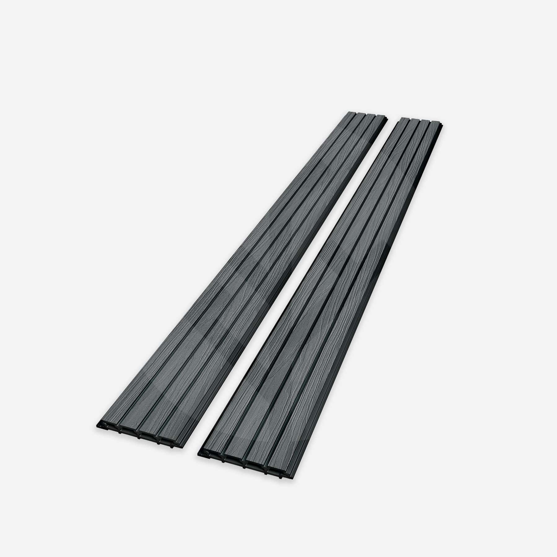 Slatpanel® Gray Exterior Composite Slat Wall Panels