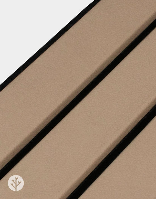 Slatpanel® Slatpanel® Luxe Leather Beige Wide Slat Wood Wall Panel