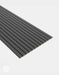 Slatpanel® Slatpanel® Luxe Leather Gray Wide Slat Wood Wall Panel