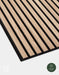 The Wood Veneer Hub Luxury American Oak Acoustic Slat Wood Wall Panels | Original Slatpanel®