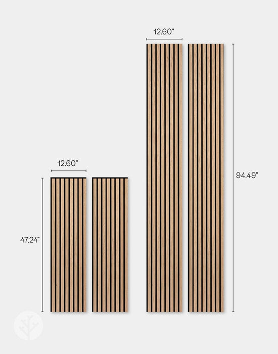 The Wood Veneer Hub Luxury American Oak Acoustic Slat Wood Wall Panels | Original Slatpanel®