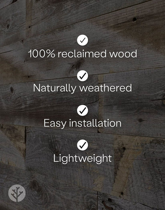 The Wood Veneer Hub Rocky Mountain Grey Reclaimed Wood Wall Panels