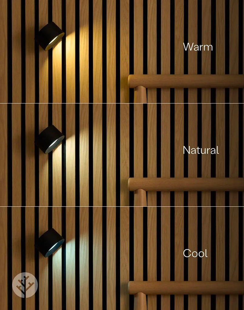 The Wood Veneer Hub Slatpanel® Glow Beam USB Rechargeable LED