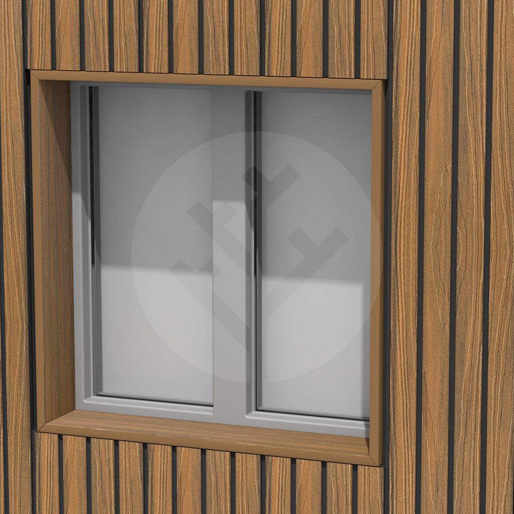 The Wood Veneer Hub Slatpanel® | Wood Effect | Exterior Composite Fascia Boards