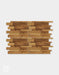 The Wood Veneer Hub Stereo Linear Natural Wood Mosaic Wall Panels