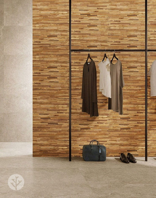 The Wood Veneer Hub Stereo Voluspa Natural Wood Mosaic Wall Panels